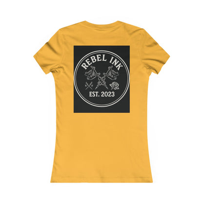 Rebel Ink Tee, Women's Graphic T-Shirt, Edgy Casual Wear, Perfect Gift for Tattoo Lovers, Street Style Apparel, Cool Summer Top
