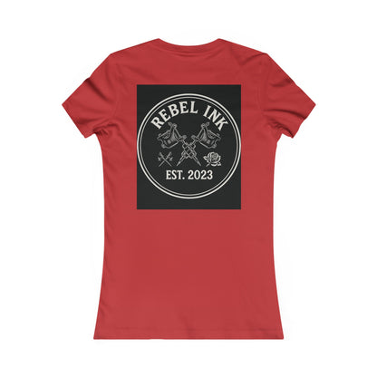 Rebel Ink Tee, Women's Graphic T-Shirt, Edgy Casual Wear, Perfect Gift for Tattoo Lovers, Street Style Apparel, Cool Summer Top