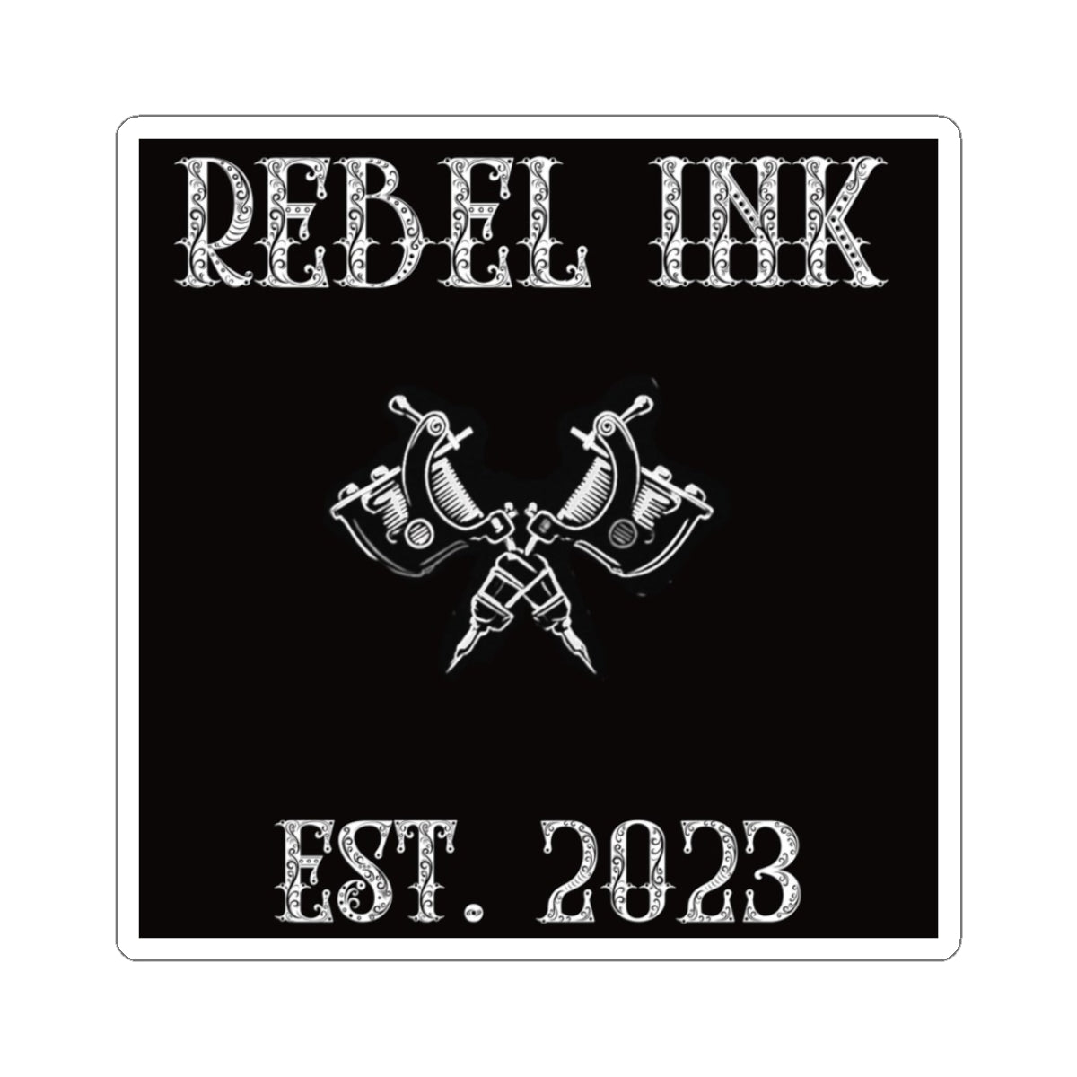 Rebel Ink Kiss-Cut Stickers | Edgy Tattoo Art Stickers for Laptops, Water Bottles, Journals, Gifts, Decor