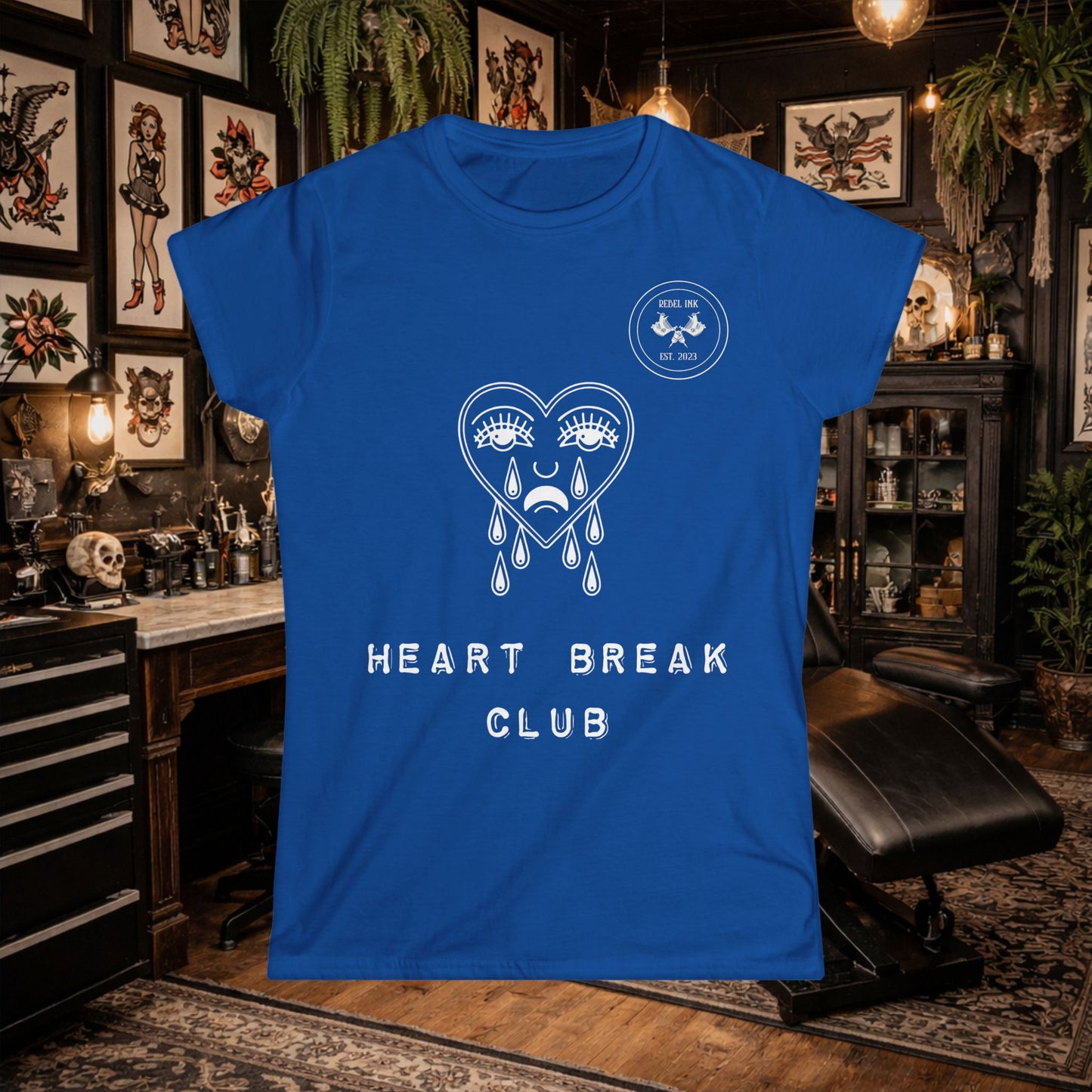 Crying Rebel Heartbreak Club T Shirt