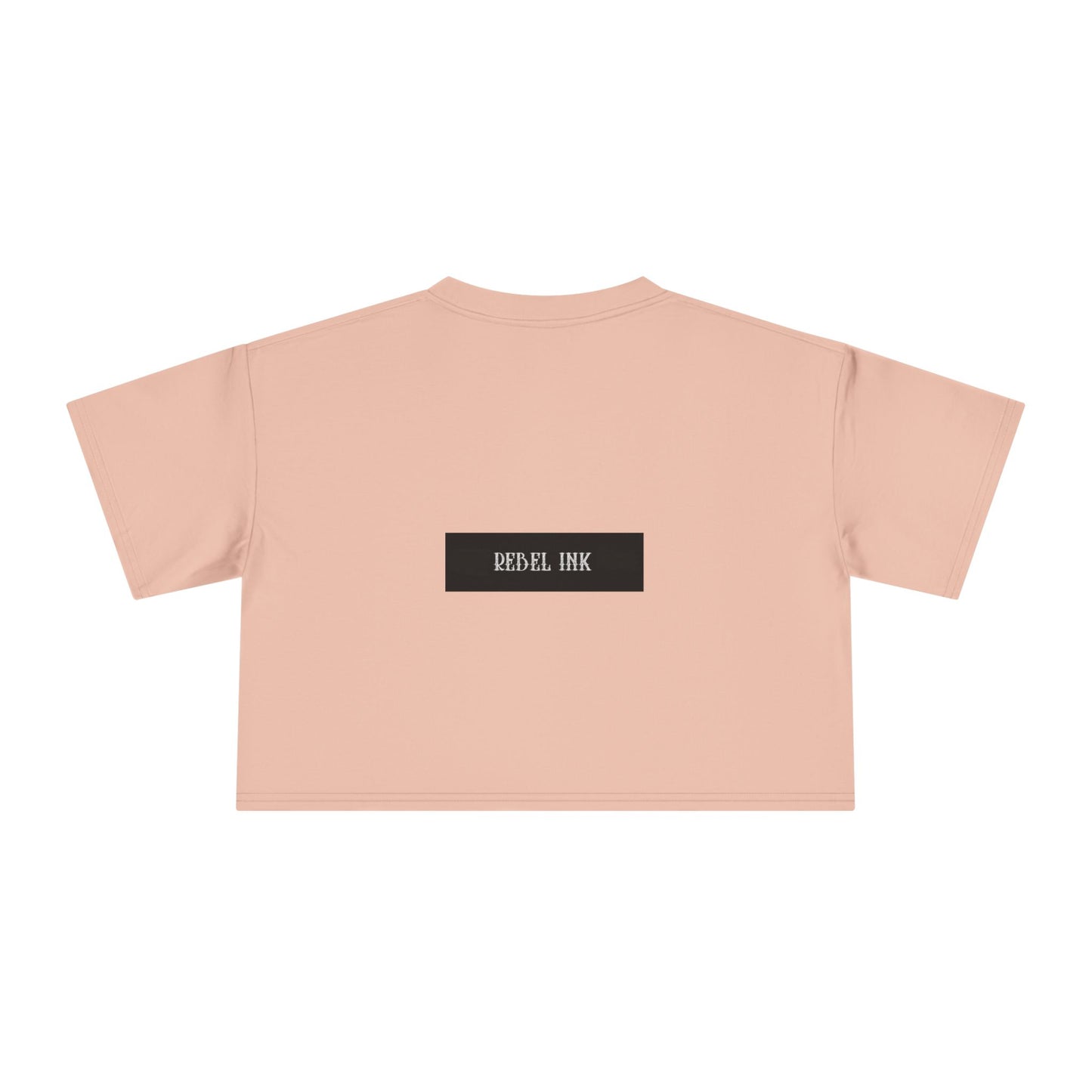 Rebel Ink Women's Crop Tee, Edgy Graphic Tee, Fashionable Summer Top, Casual Statement Shirt, Alternative Style Apparel