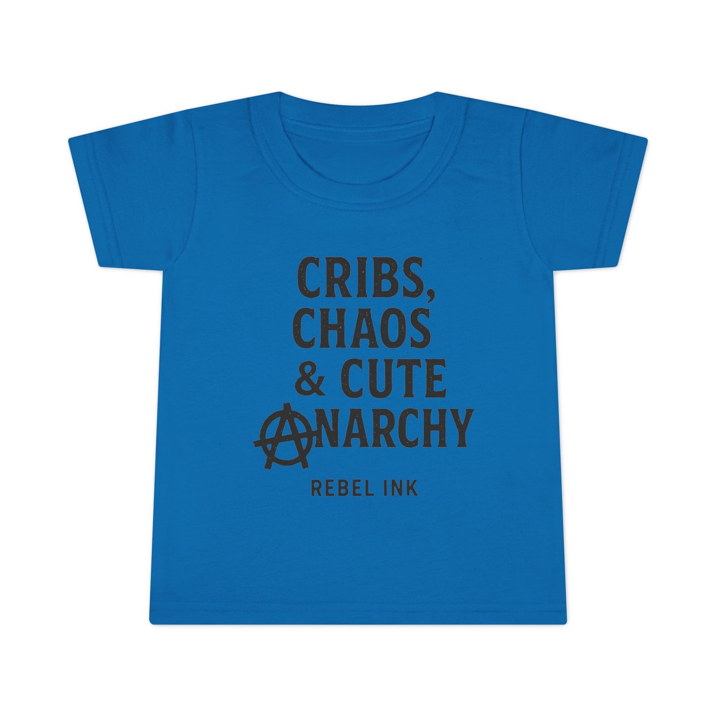 Toddler Punk T-Shirt - Cribs, Chaos & Cute Anarchy, Baby Gift, Toddler Outfits, Playtime Apparel, Kids' Graphic Tee