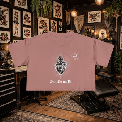 Cropped T-shirt Without God Nor King