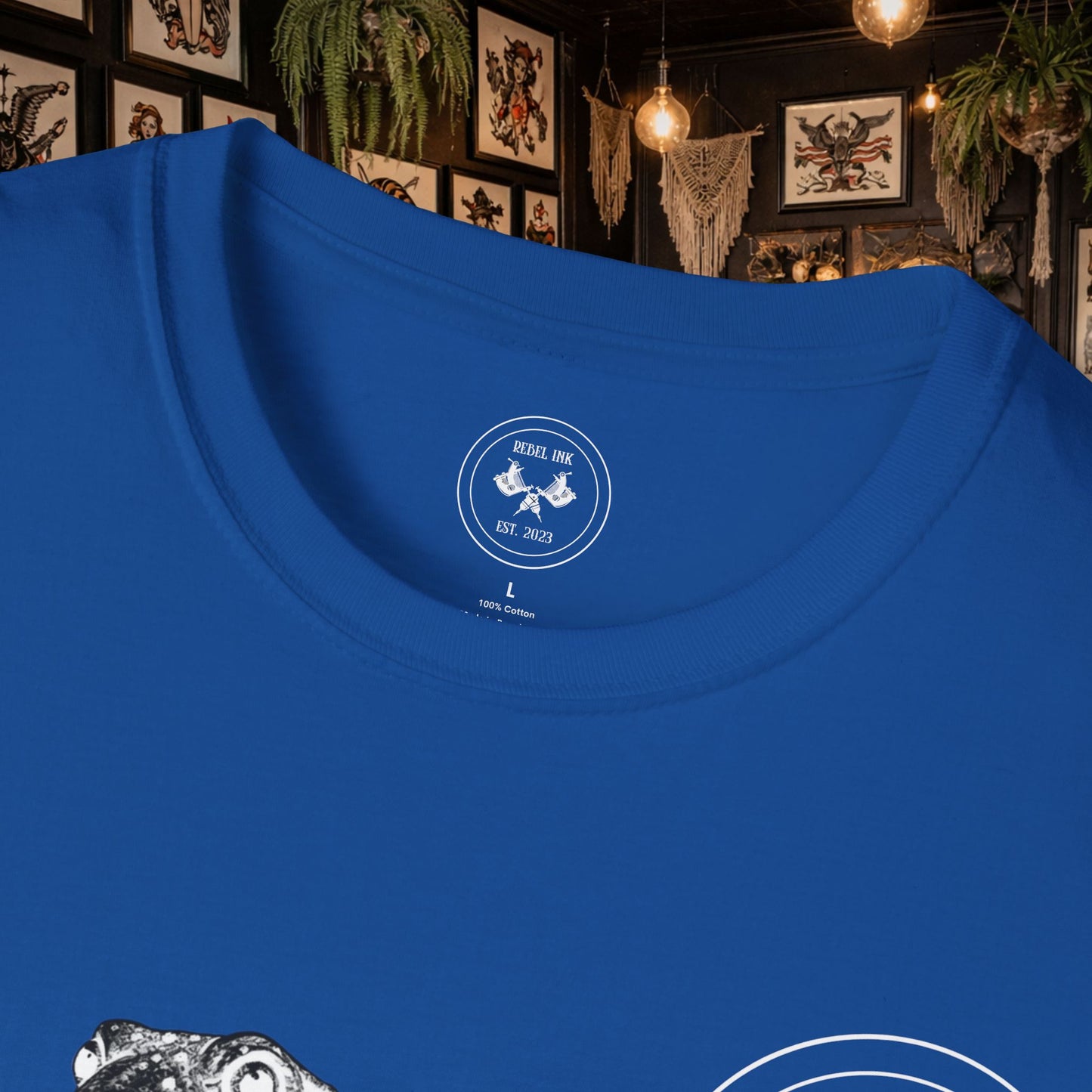 Born Wild Frog Tattoo T-Shirt