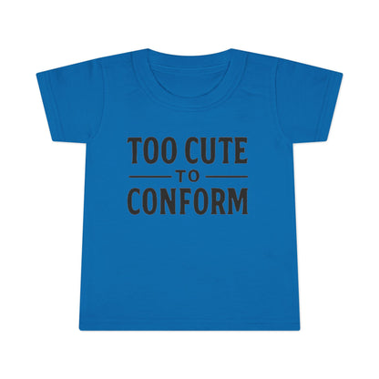 Copy of Toddler Punk T-Shirt - Cribs, Chaos & Cute Anarchy, Baby Gift, Toddler Outfits, Playtime Apparel, Kids' Graphic Tee