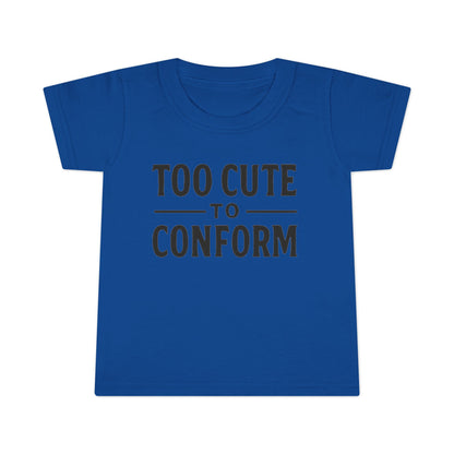 Copy of Toddler Punk T-Shirt - Cribs, Chaos & Cute Anarchy, Baby Gift, Toddler Outfits, Playtime Apparel, Kids' Graphic Tee