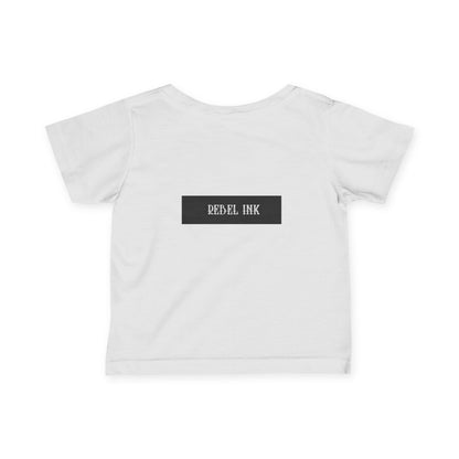 Copy of Rebel Infant Tee: Cribs, Chaos & Cute Anarchy, Baby Shower Gift, Toddler Clothing, Punk Style, Cute Baby Outfit, Trendy Baby Gear