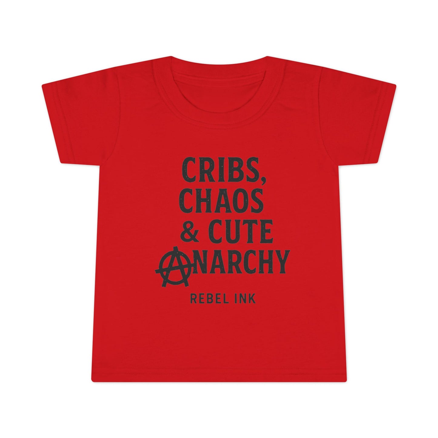 Toddler Punk T-Shirt - Cribs, Chaos & Cute Anarchy, Baby Gift, Toddler Outfits, Playtime Apparel, Kids' Graphic Tee