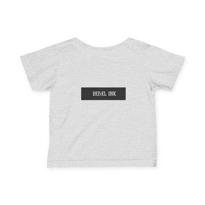 Rebel Infant Tee: Cribs, Chaos & Cute Anarchy, Baby Shower Gift, Toddler Clothing, Punk Style, Cute Baby Outfit, Trendy Baby Gear