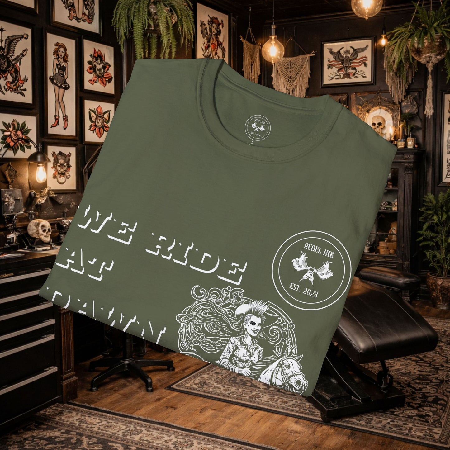 We Ride at Dawn T‑Shirt