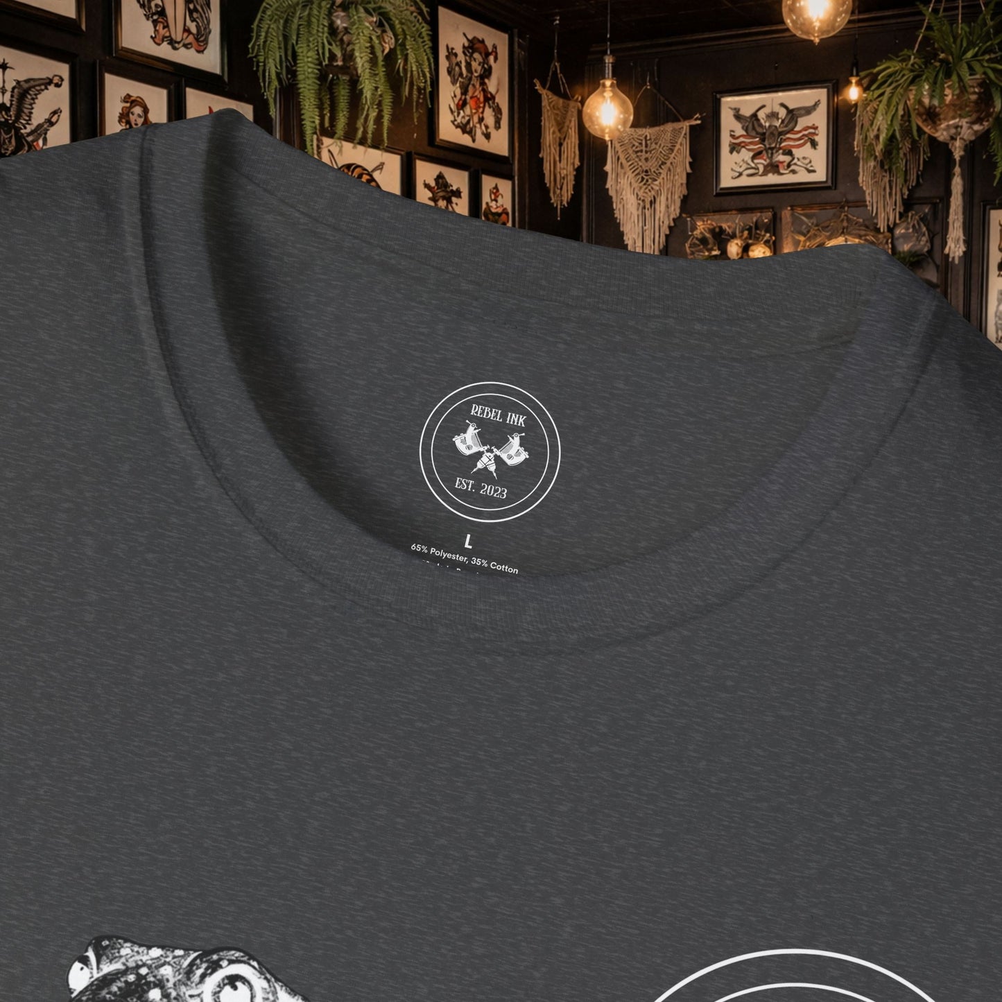 Born Wild Frog Tattoo T-Shirt