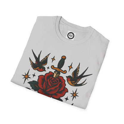 Rebel Ink Unisex Softstyle T-Shirt | Tattoo Vibe, Casual Wear, Unisex Fashion, Gift for Tattoo Lovers, Everyday Style