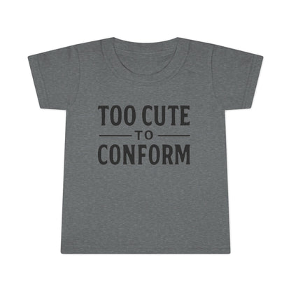 Copy of Toddler Punk T-Shirt - Cribs, Chaos & Cute Anarchy, Baby Gift, Toddler Outfits, Playtime Apparel, Kids' Graphic Tee