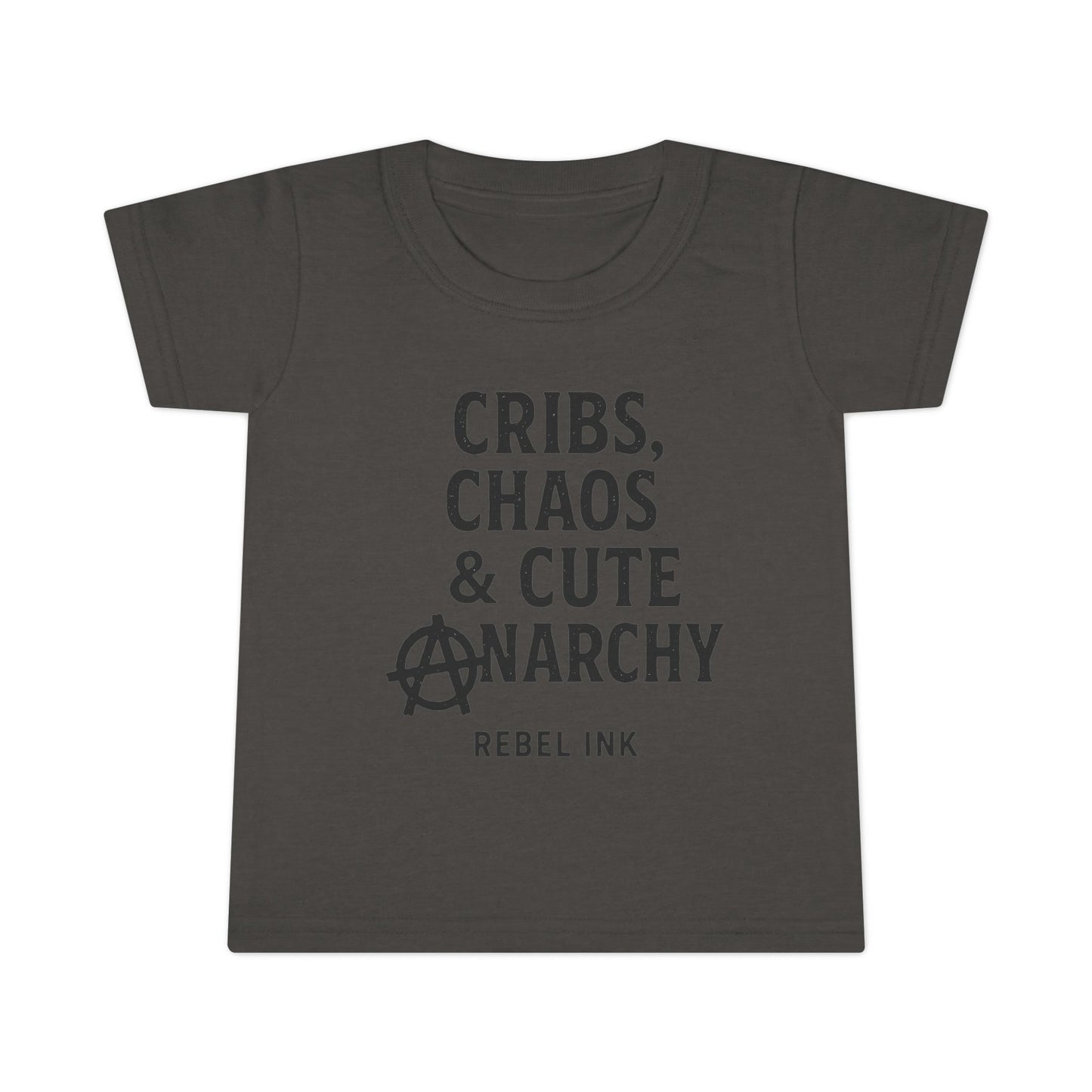 Toddler Punk T-Shirt - Cribs, Chaos & Cute Anarchy, Baby Gift, Toddler Outfits, Playtime Apparel, Kids' Graphic Tee