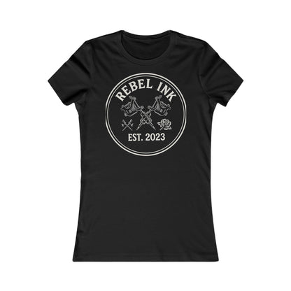 Rebel Ink Tee, Women's Graphic T-Shirt, Edgy Casual Wear, Perfect Gift for Tattoo Lovers, Street Style Apparel, Cool Summer Top
