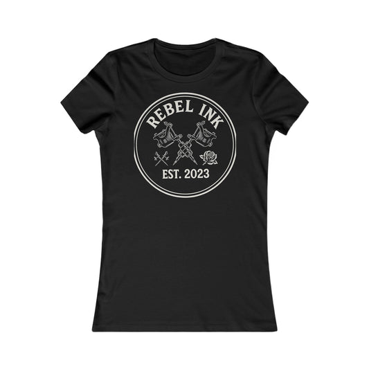 Rebel Ink Tee, Women's Graphic T-Shirt, Edgy Casual Wear, Perfect Gift for Tattoo Lovers, Street Style Apparel, Cool Summer Top