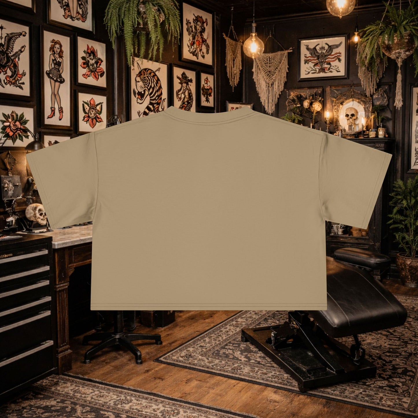 Cropped T-shirt Without God Nor King