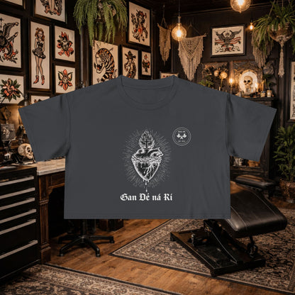 Cropped T-shirt Without God Nor King