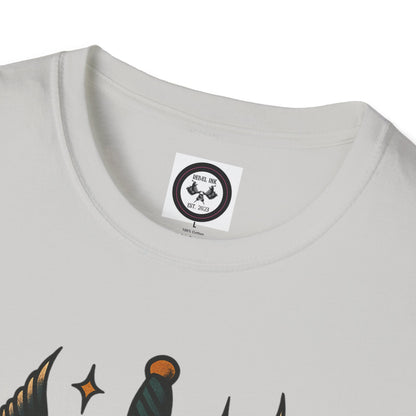 Rebel Ink Unisex Softstyle T-Shirt | Tattoo Vibe, Casual Wear, Unisex Fashion, Gift for Tattoo Lovers, Everyday Style