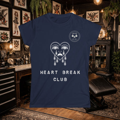 Crying Rebel Heartbreak Club T Shirt