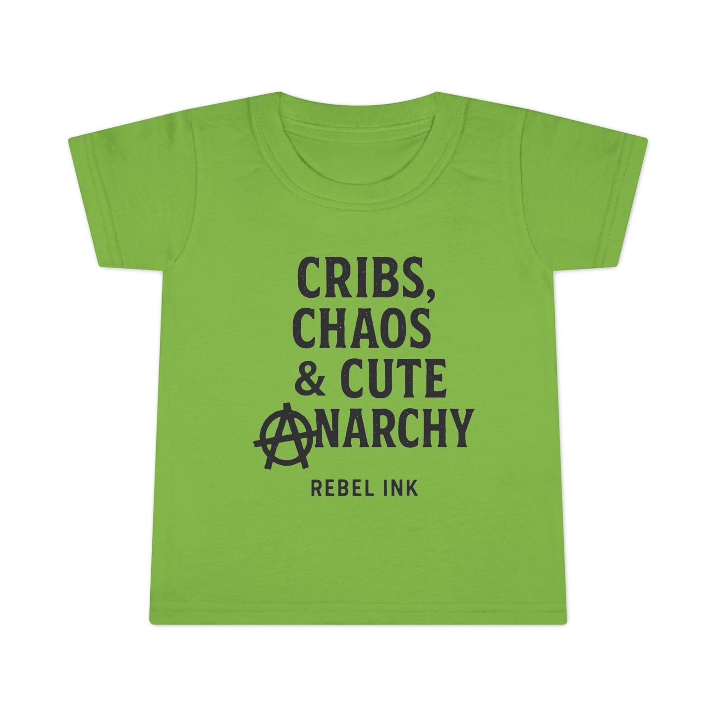 Toddler Punk T-Shirt - Cribs, Chaos & Cute Anarchy, Baby Gift, Toddler Outfits, Playtime Apparel, Kids' Graphic Tee