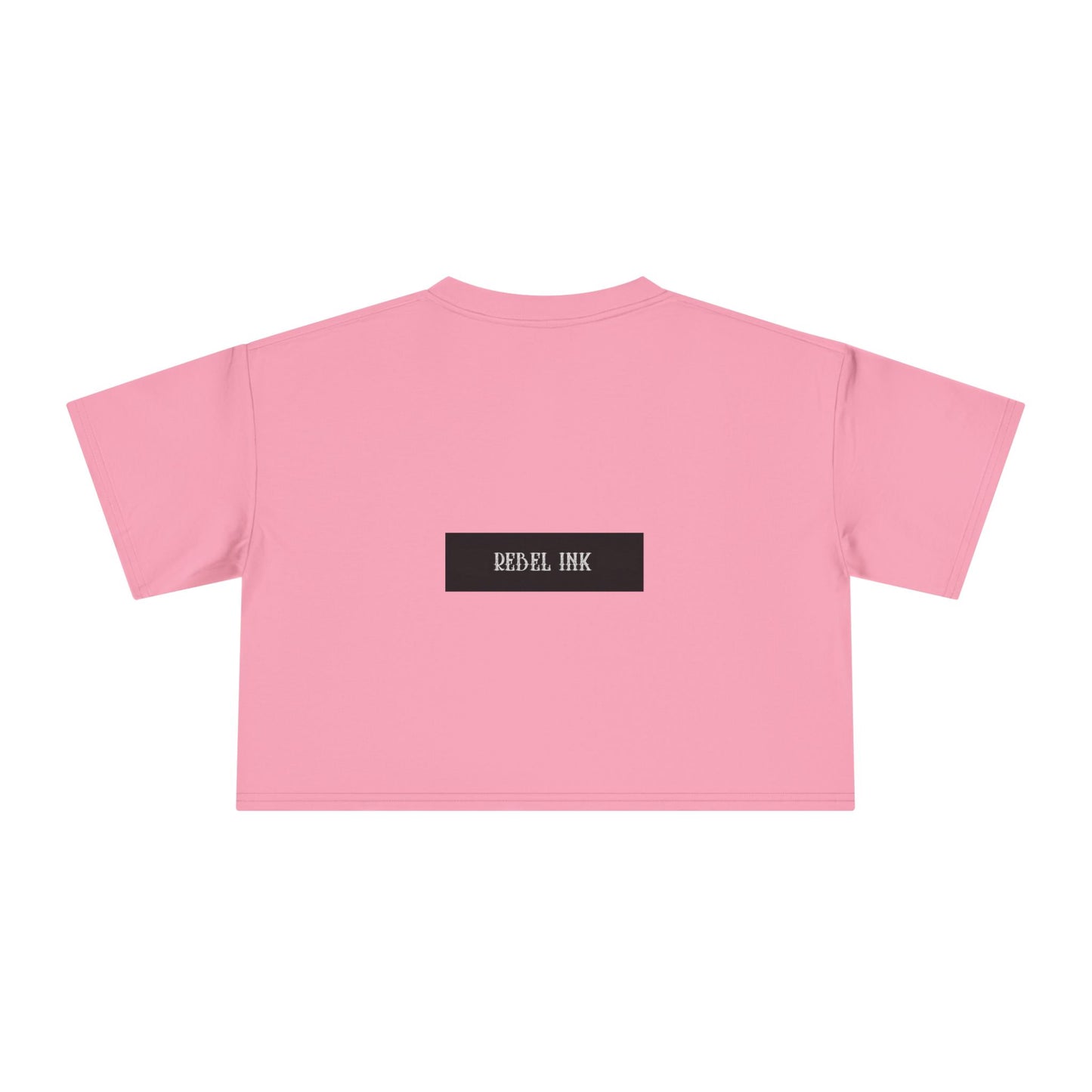 Rebel Ink Women's Crop Tee, Edgy Graphic Tee, Fashionable Summer Top, Casual Statement Shirt, Alternative Style Apparel