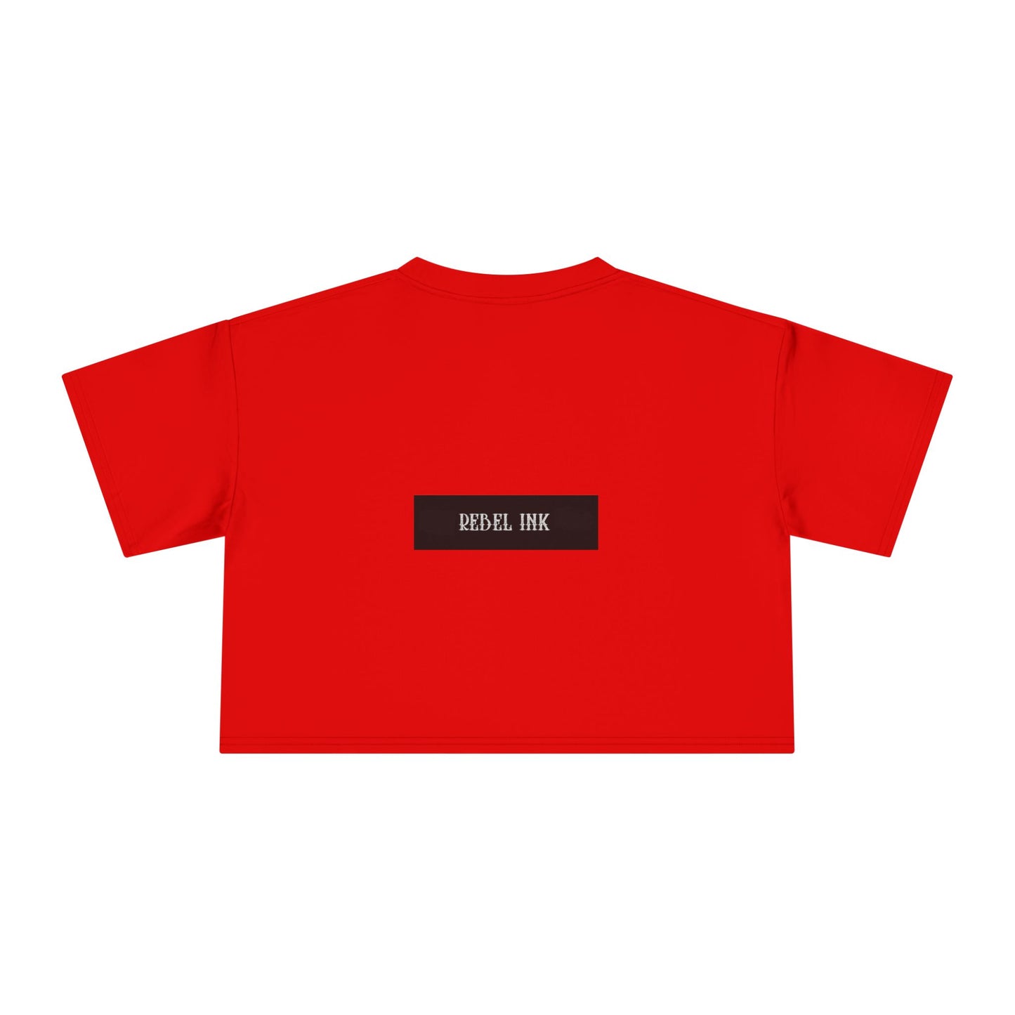 Rebel Ink Women's Crop Tee, Edgy Graphic Tee, Fashionable Summer Top, Casual Statement Shirt, Alternative Style Apparel