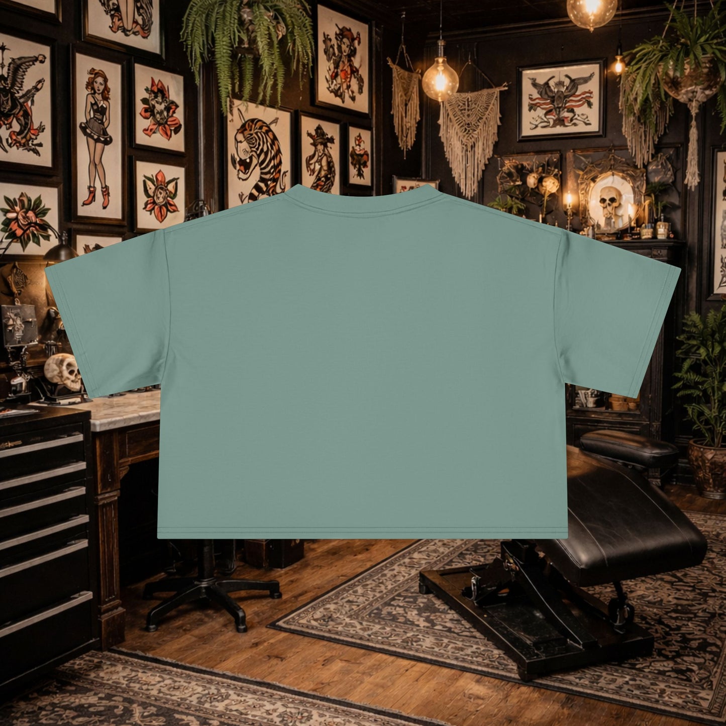 Cropped T-shirt Without God Nor King