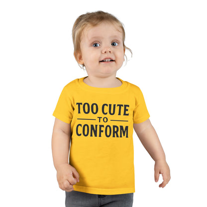 Copy of Toddler Punk T-Shirt - Cribs, Chaos & Cute Anarchy, Baby Gift, Toddler Outfits, Playtime Apparel, Kids' Graphic Tee