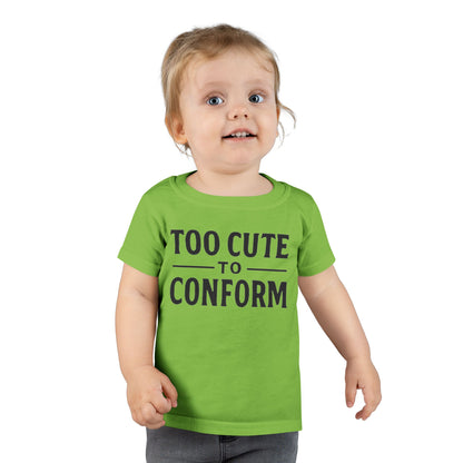 Copy of Toddler Punk T-Shirt - Cribs, Chaos & Cute Anarchy, Baby Gift, Toddler Outfits, Playtime Apparel, Kids' Graphic Tee