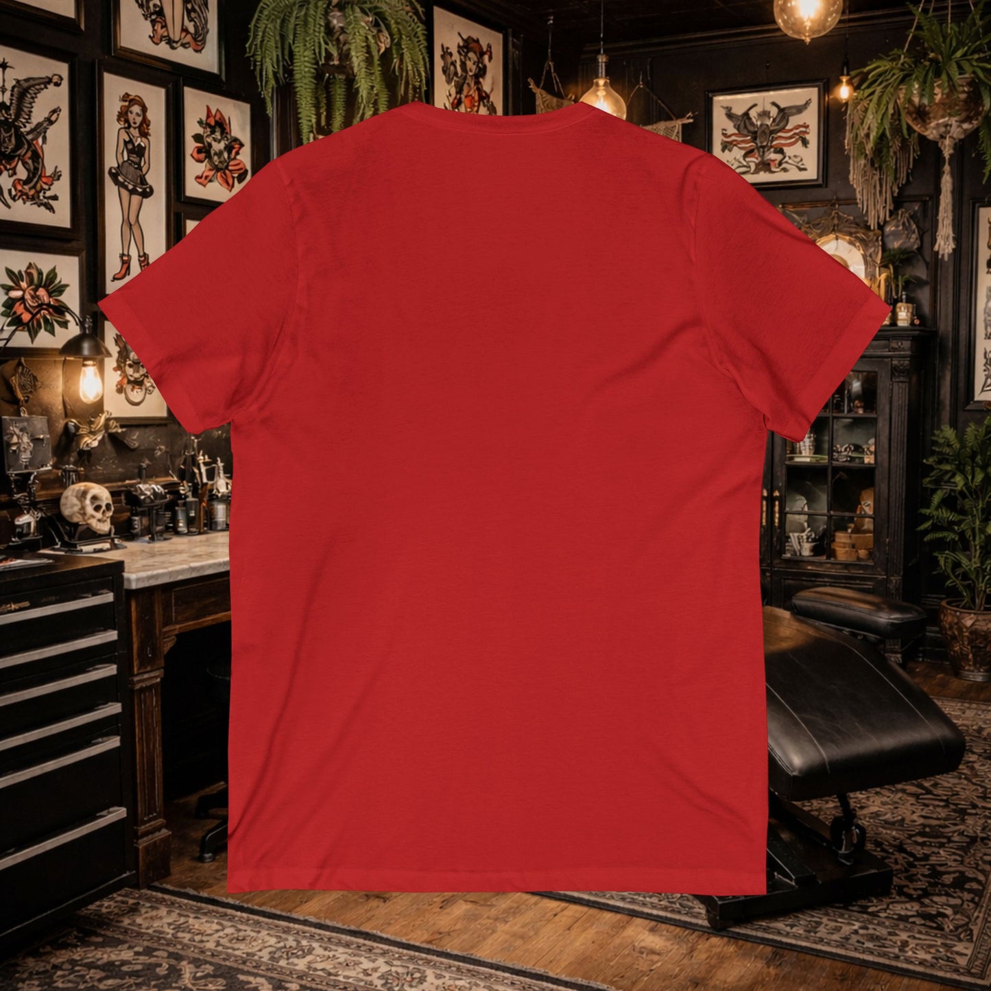 Scared Heart "Without God Nor King" V-Neck Tee